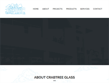 Tablet Screenshot of crabtreeglass.com